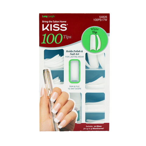 KISS - 100 Tips White Tip 100PS17W