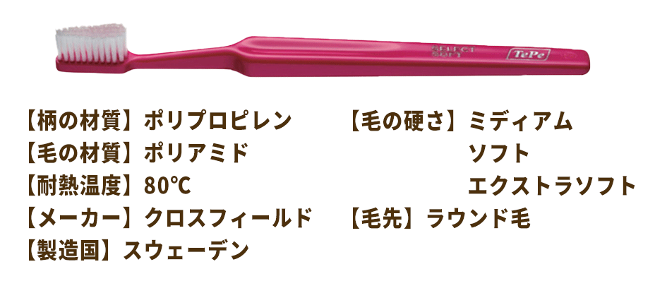 スウェーデン歯ブラシ、予防歯科、テペ、TePe、歯ブラシ、虫歯予防、歯周病予防、口臭予防、歯科専売品