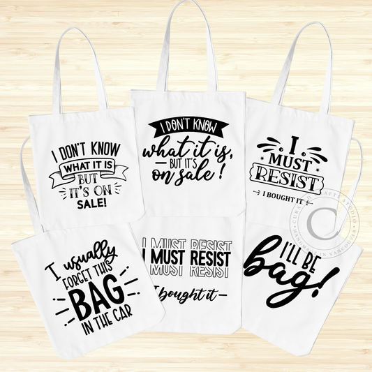 Tote Bag Quotes SVG Bundle Graphic by Creative Designer 300 · Creative  Fabrica