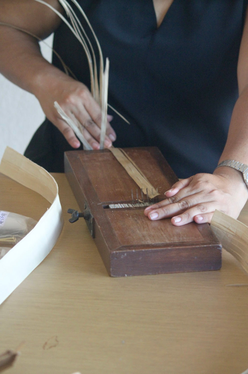 behind the scenes of making the lauhala hardware