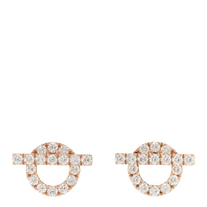 hermes diamond earrings