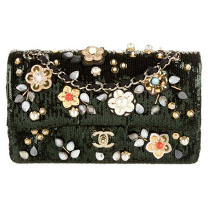 chanel flower clutch