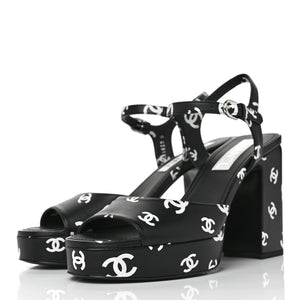 chanel wedge heels