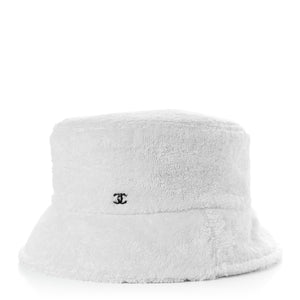 chanel terry cloth bucket hat