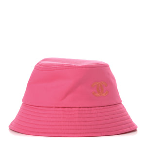 chanel bucket hat pink