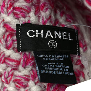 chanel pink beanie