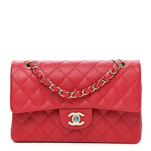 chanel small red purse