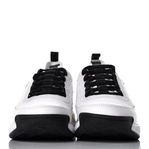 chanel black and white sneakers