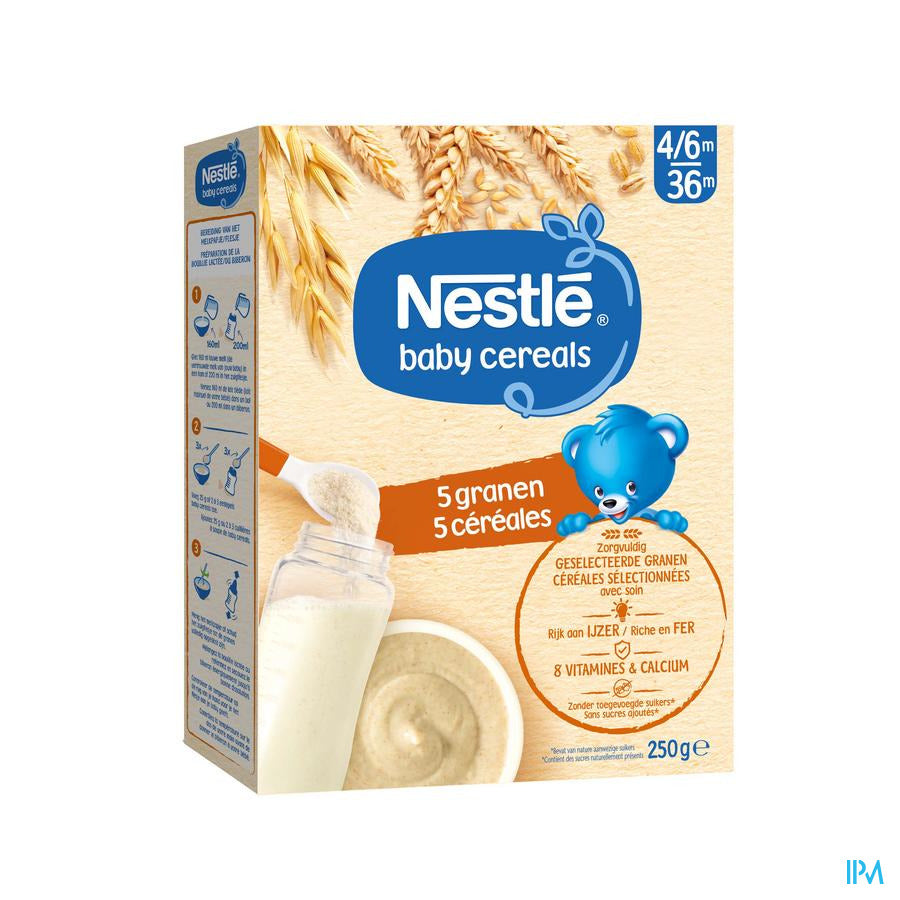 Nestle Baby Cereals - 5 Céréales 250g