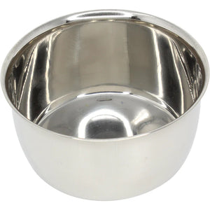 10 oz Stainless Steel Lux Hook Dish - Mile High Parrot Supply