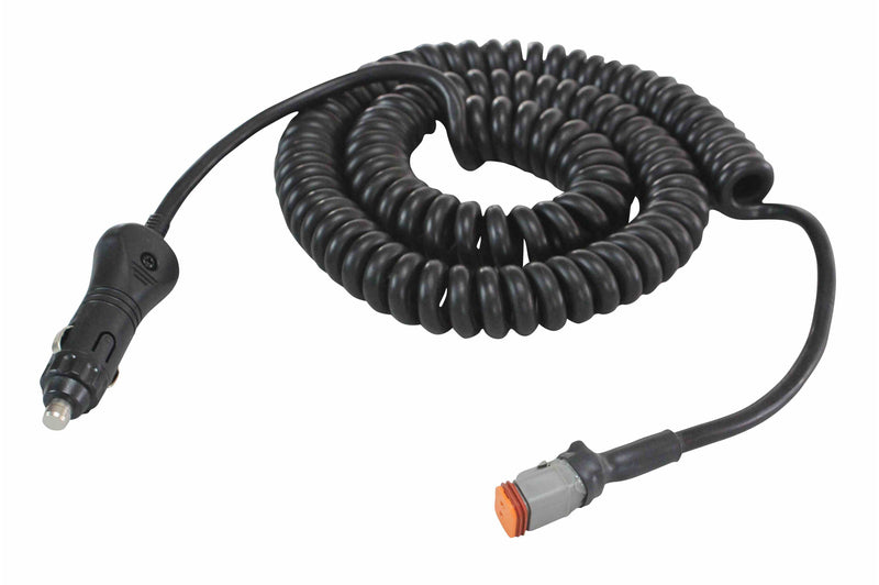 Larson 32 foot coil cord w/ cigarette plug adapter