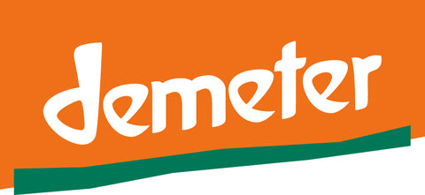 Demeter logo biodynaamisilla viineillä