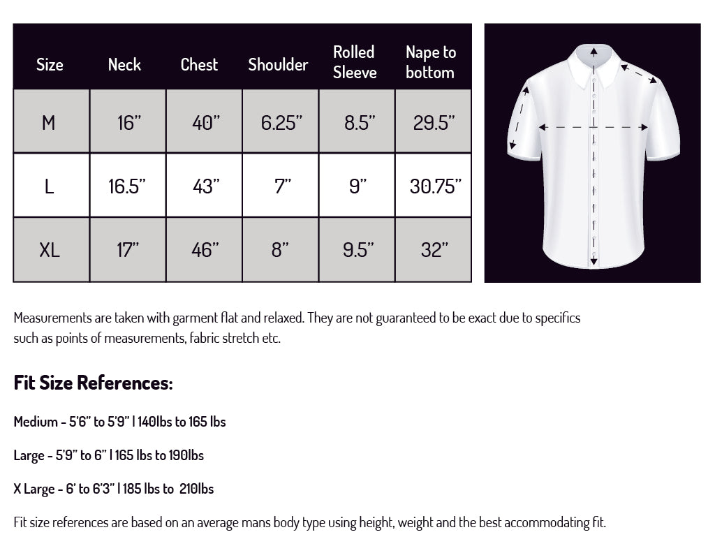 Sizing Chart – Fables lifestyle