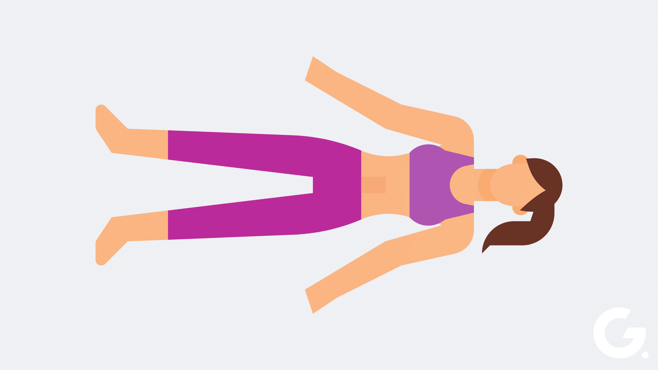 8 Positions to Help with Period Cramps-Corpse Pose