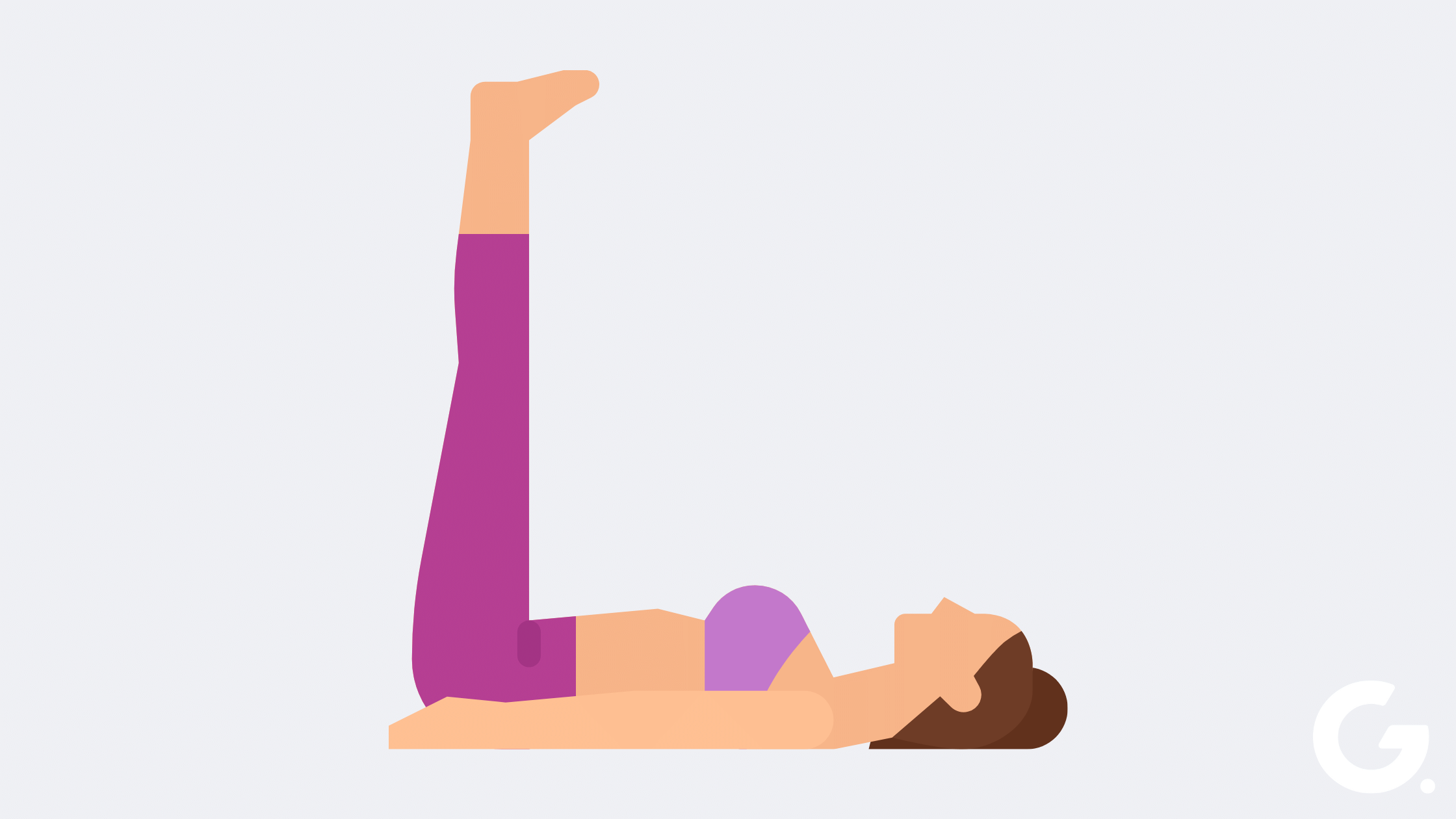 8 Positions to Help with Period Cramps-Inverted Leg Pose