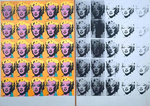 Oeuvre Marilyn Diptych d'Andy Warhol