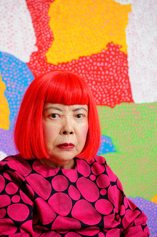 Photographie portrait Yayoi Kusama