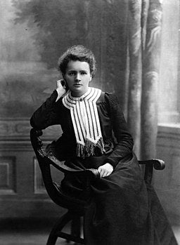 Portrait of Marie Curie, pantheonized in 1995