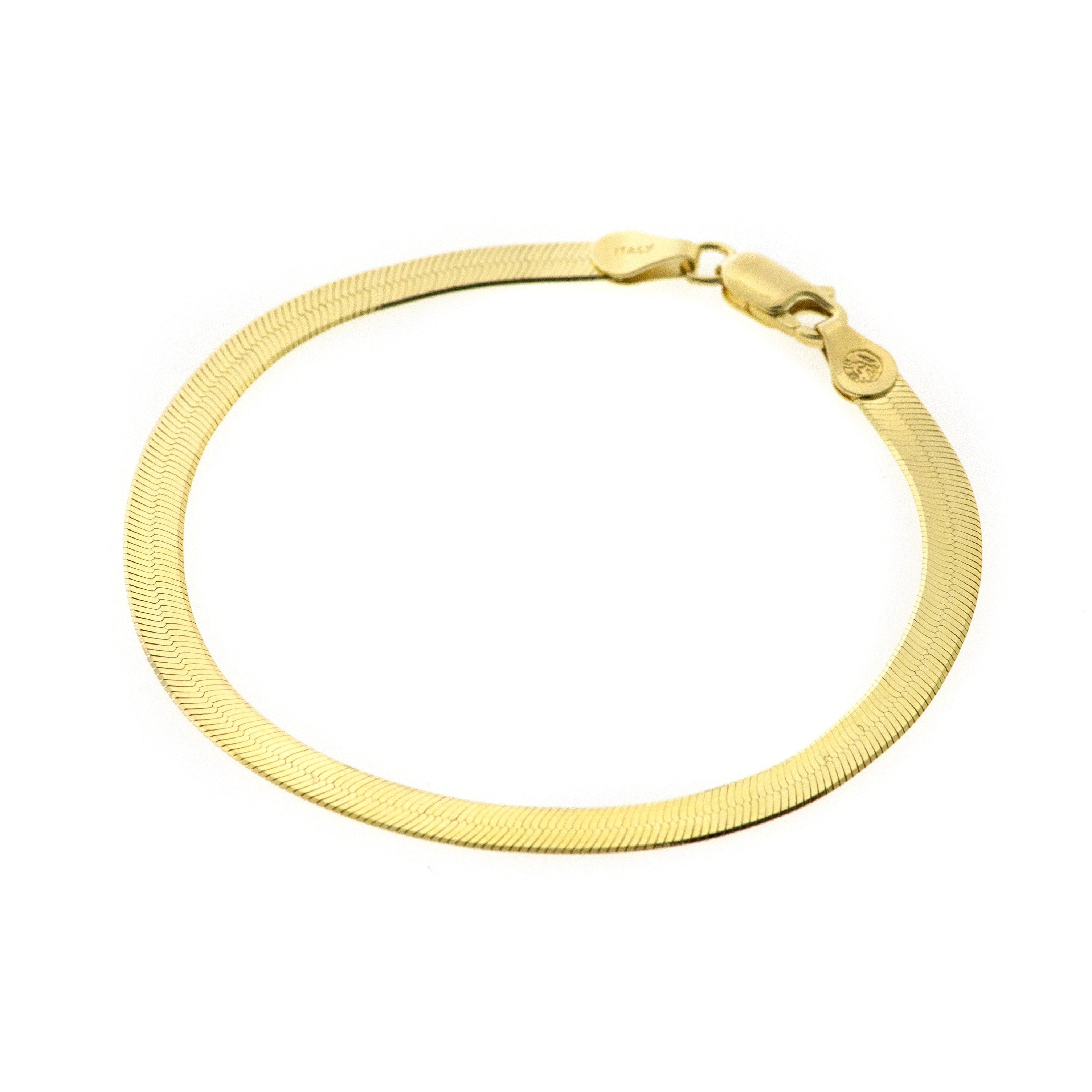 Sienna Herringbone Chain Bracelet