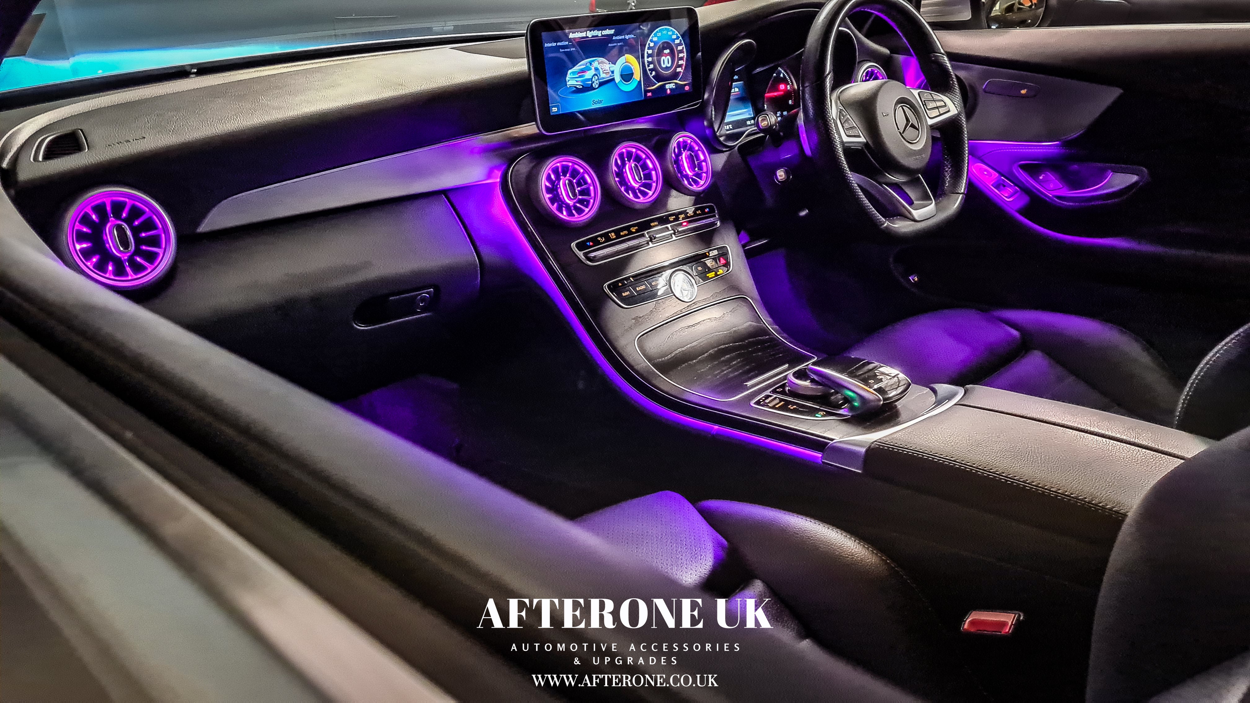 Mercedes-Benz C-Class & GLC Main Ambient Lighting System | Afterone UK ...