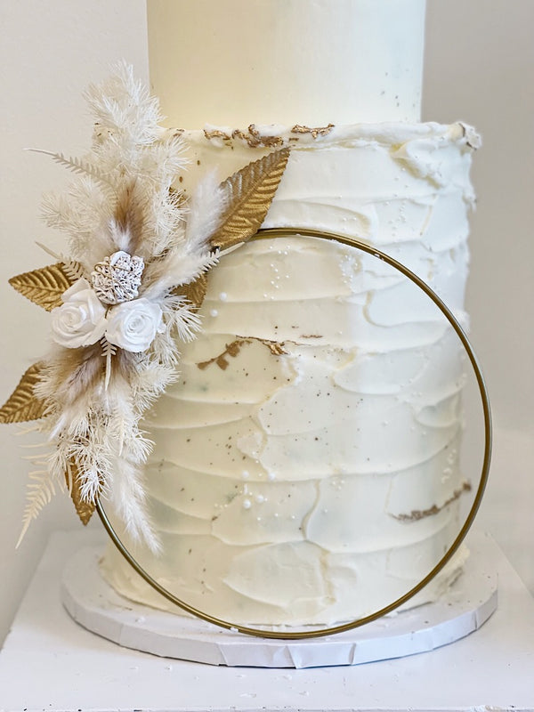 Boho Wedding Cake by Let's Do Cake! | Rustic Buttercream wit… | Flickr