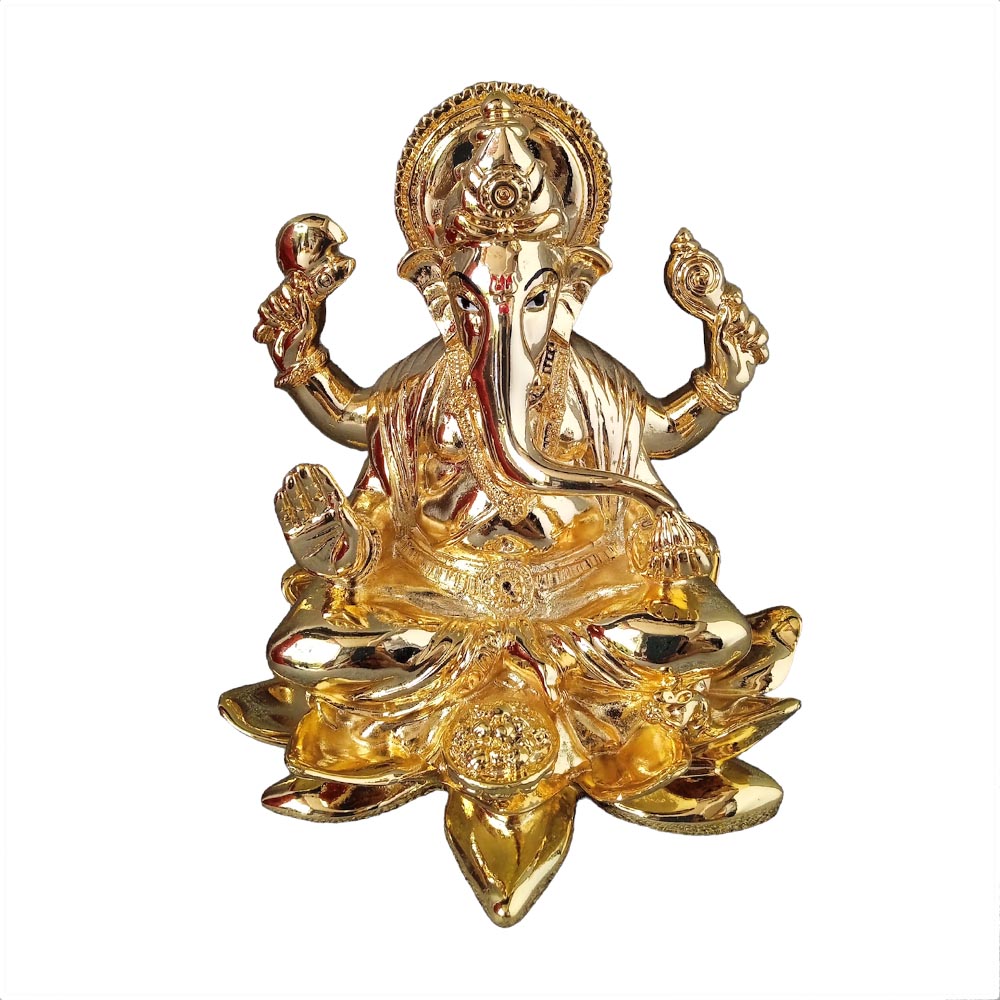 Gold Ganesh by Satgurus