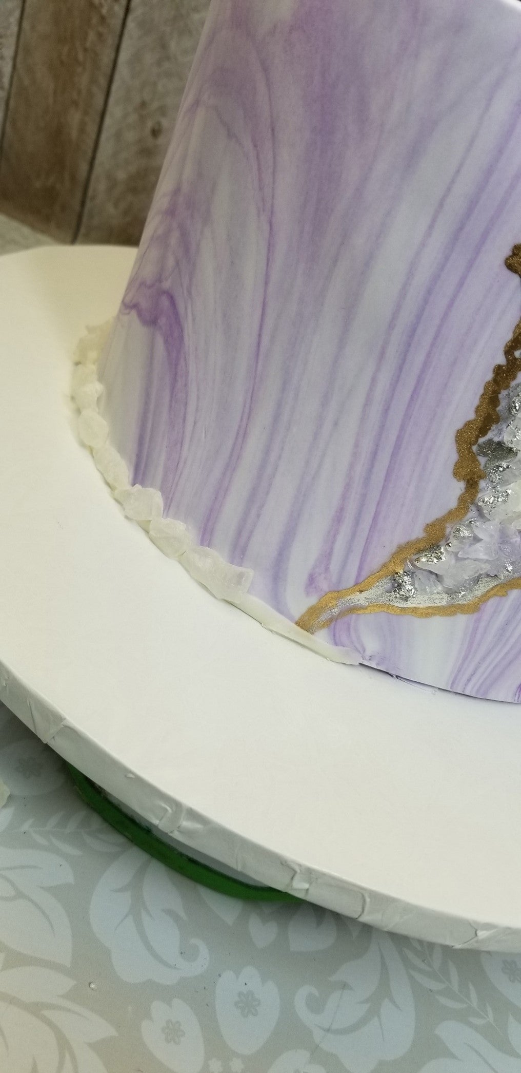 Amethyst Geode Wedding Cake — Unique Wedding Cake Design