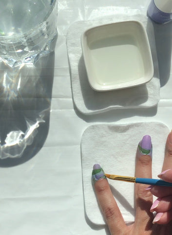 Clean Up Nail art