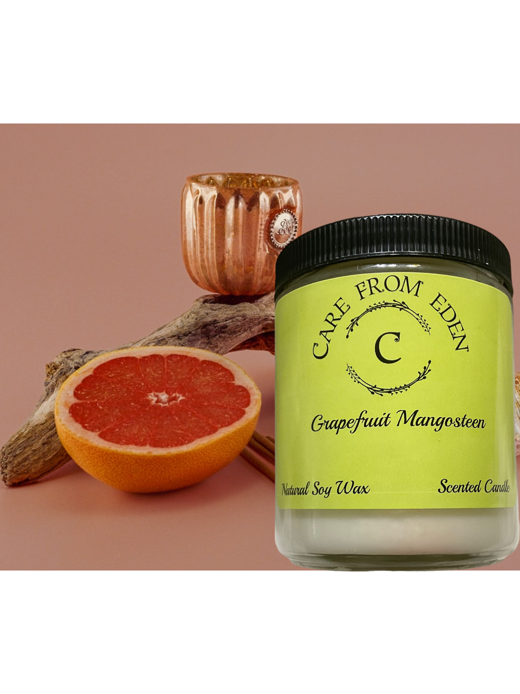 Double Wick Scented Candle:Grapefruit Mangosteen:7 oz