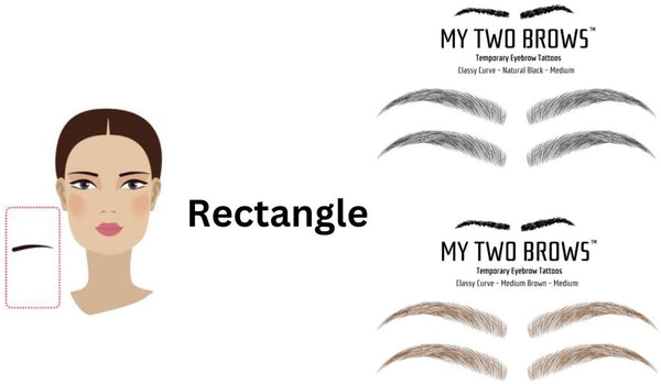 Best Eyebrow Shape for Rectangle Faces