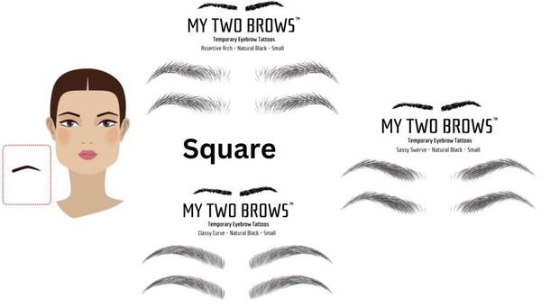 Best Eyebrow Shape for Square Faces