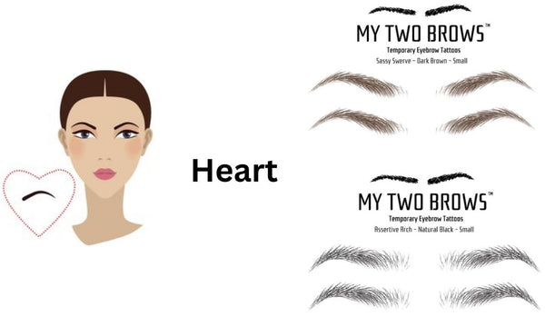 Best Eyebrows for Heart Shaped Faces