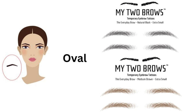 Best Eyebrows for Oval Shaped Faces
