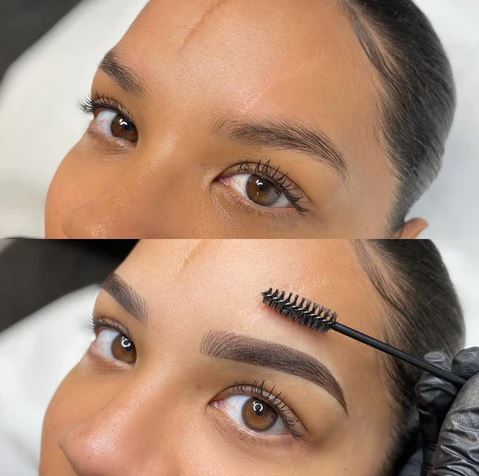 Combo Brows Before and After