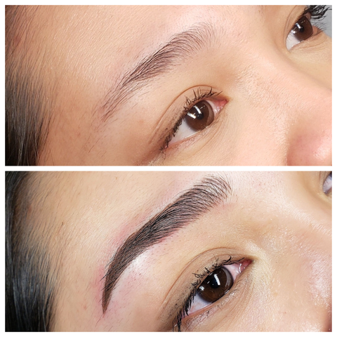 Nano Brows Before and After