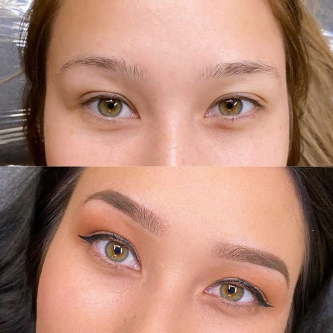 Powder Brows Before and After