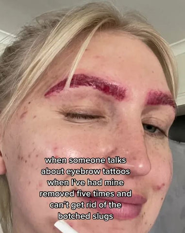 horrific eyebrow tattoo experience