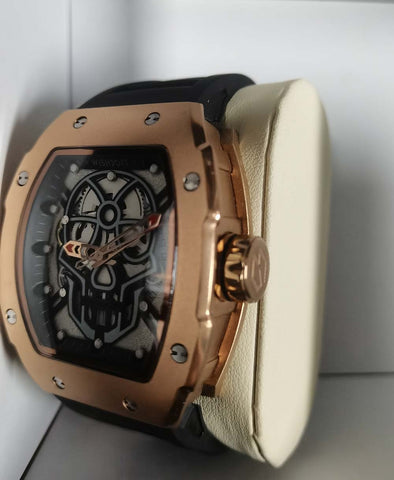 Mens Luxury tonneau mechanical Watch | Wishdoit Watches