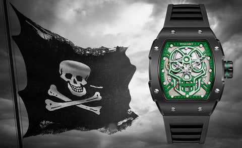 Wishdoit Uhren Jolly Rouge Pirates Uhren