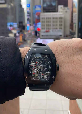 Mens Luxury tonneau mechanical Watch | Wishdoit Watches