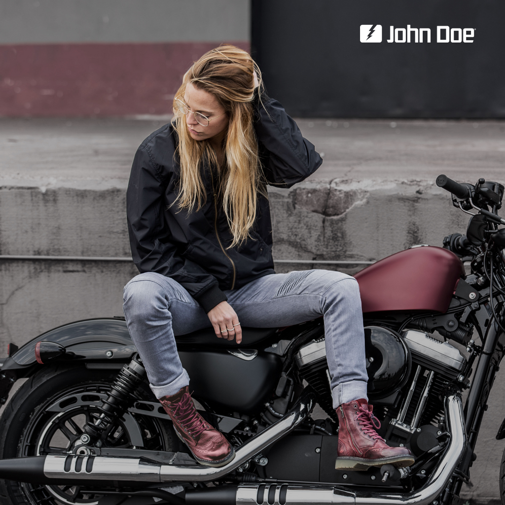 Kan worden berekend Suradam rustig aan SIXTY BORDEAUX BUDAPEST Women's Motorcycle Boots from John Doe – Moto Lounge