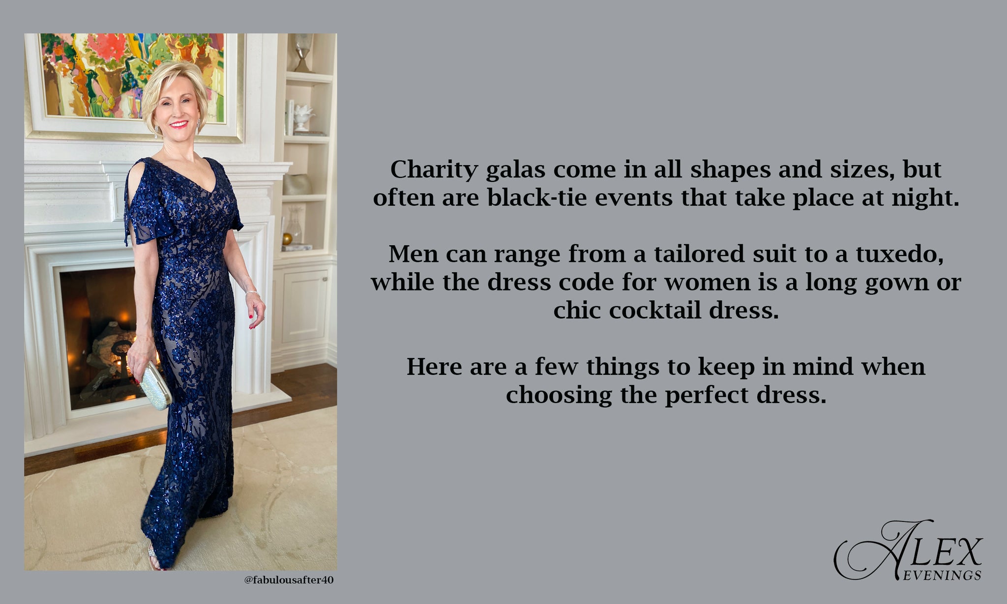 What to Wear to Charity Gala Event – alexevenings.com