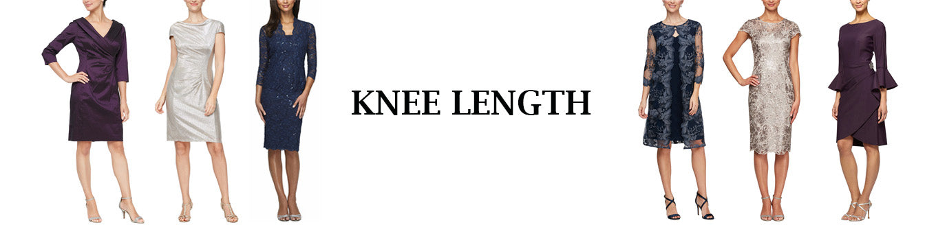 Knee Length Dresses Collection