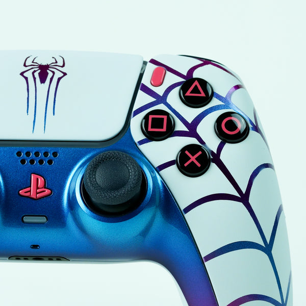 PS5 Retro Spider-Man Controller WHT