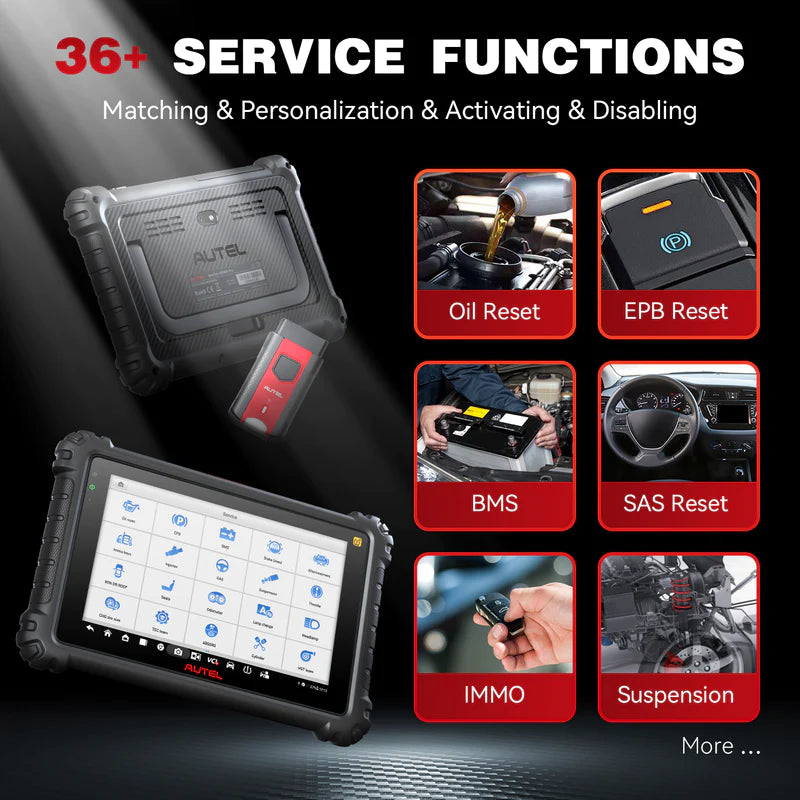 autel maxicom mk906 pro-ts Servicefunktionen