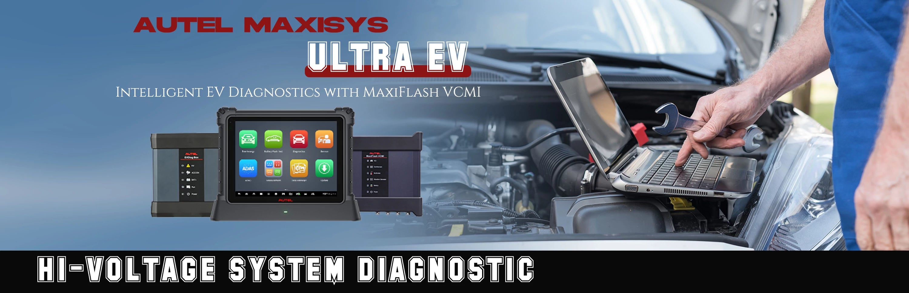 US/UK/EU Ship] Autel MaxiSYS Ultra EV Diagnostics with MaxiFlash VCMI