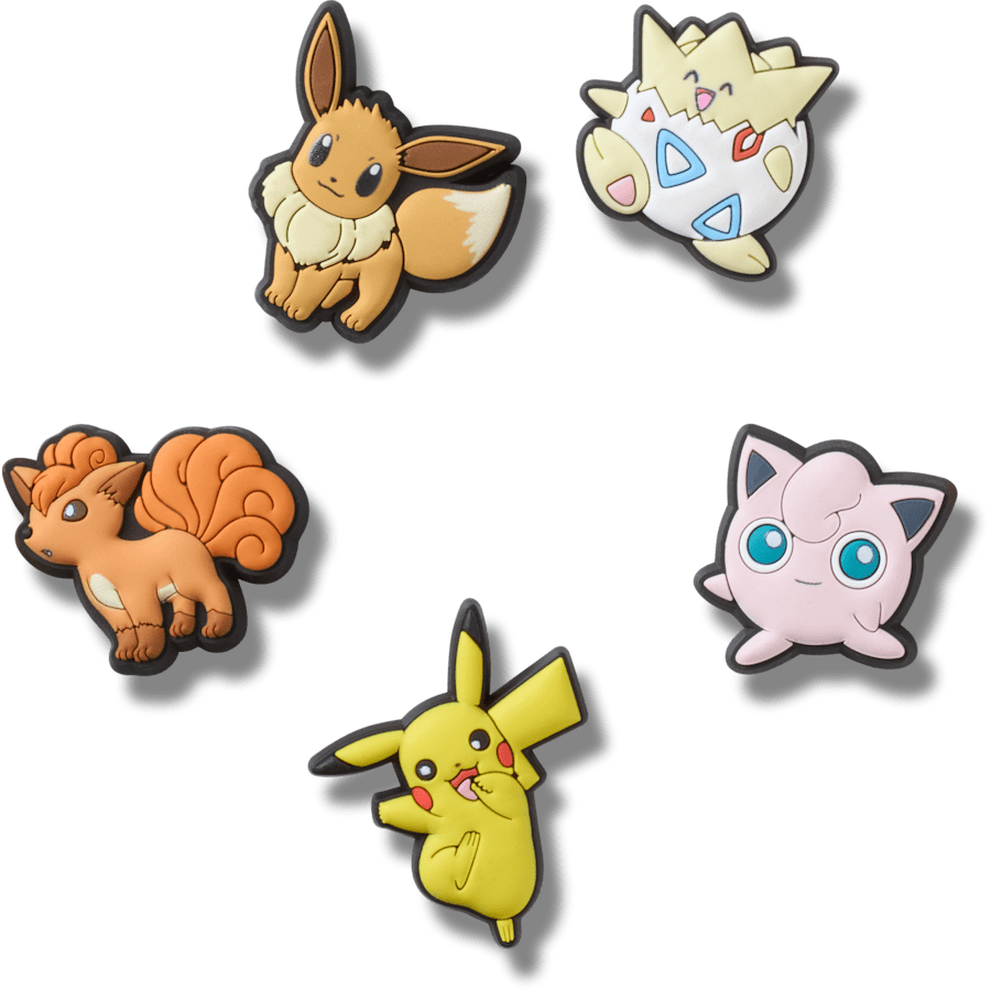 Crocs Pokemon Character Jibbitz Charms - 5 Pack