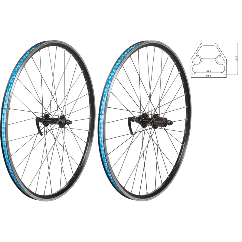 27.5” DISC FRONT WHEEL (6-BOLT/TA)