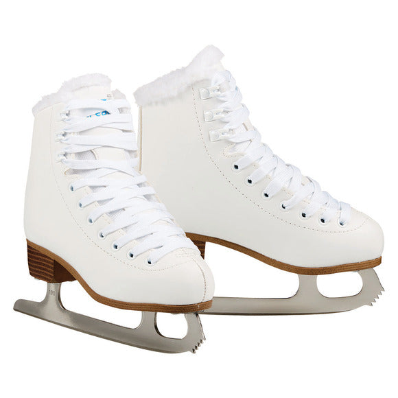 VIC Dream Figure Skates, Youth/Girls/Women, White, Assorted Sizes