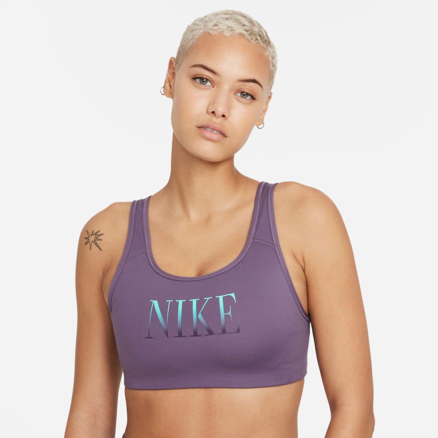 NIKE [32B] Women's RIVAL HIGH SUPPORT Sports Bra-Purple 805553-584